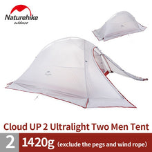 Load image into Gallery viewer, Naturehike White Tent + Free Mat