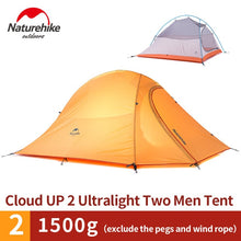 Load image into Gallery viewer, Naturehike White Tent + Free Mat
