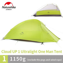 Load image into Gallery viewer, Naturehike White Tent + Free Mat