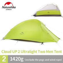 Load image into Gallery viewer, Naturehike White Tent + Free Mat