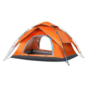 Double Door Tent with Sun Protection